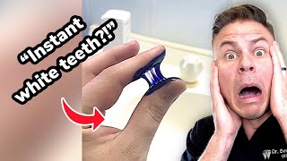 Can This Purple Toothpaste Whiten Your Teeth INSTANTLY?! #shorts