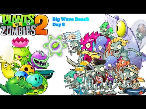 Plants vs Zombies 2 - Big Wave Beach Day 8