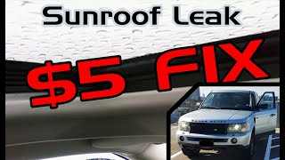 How to Fix a Sunroof Leak - Range Rover Sport L320 (2005-2009)