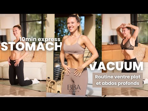 ⚡️10 MIN EXPRESS STOMACH VACUUM – Deep abs and flat stomach!