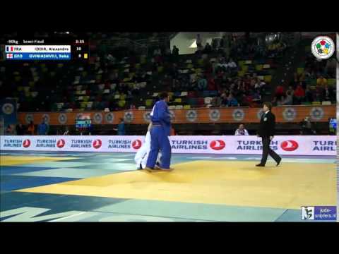Judo 2014 Grand Prix Samsun: Iddir (FRA) - Gviniashvili (GEO) [-90kg] semi-final