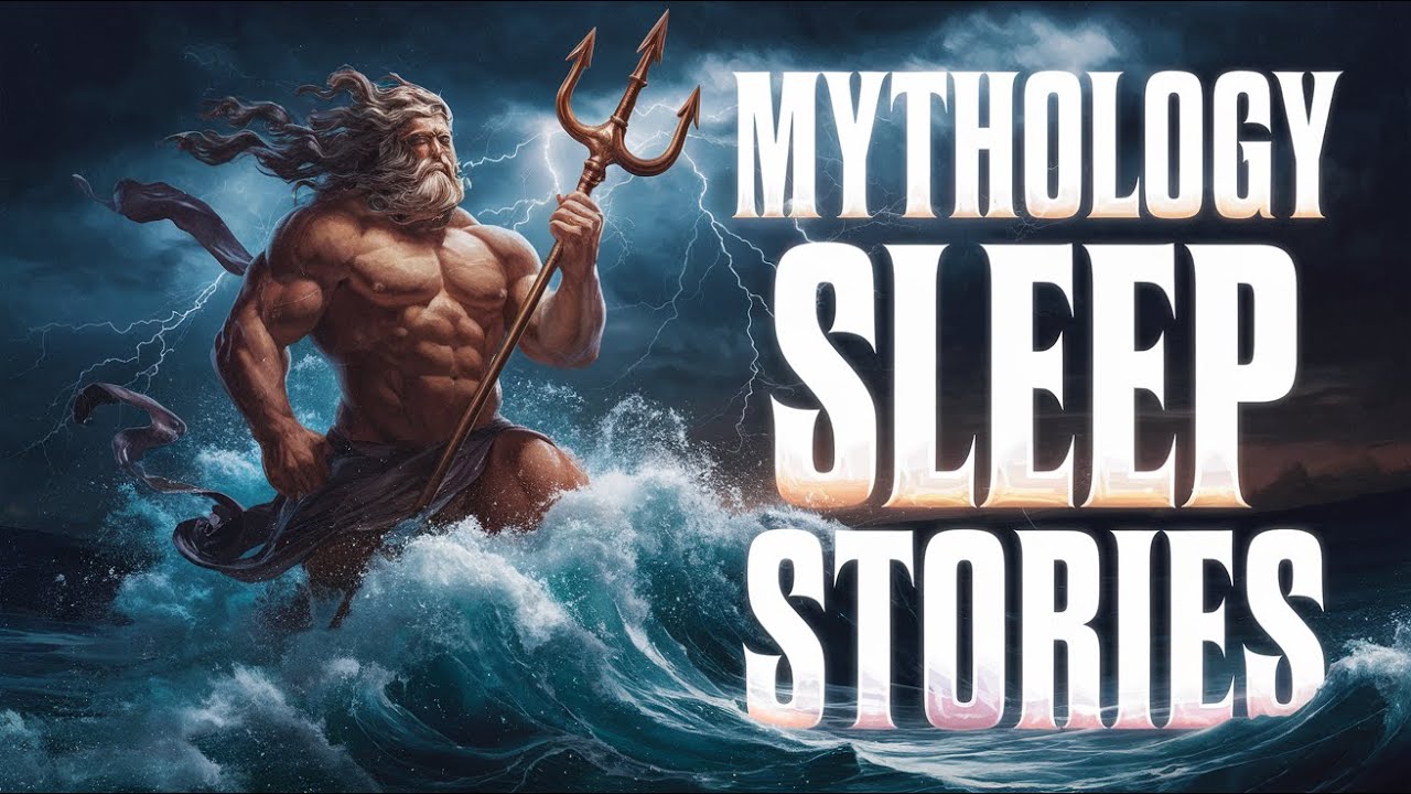 Greek Mythology Stories for Sleep | Relaxing Tales from the Gods | Black Screen With Rain Sounds