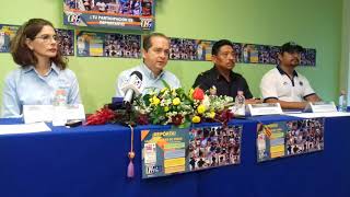 presentación del póster en la canaco en el rubro de robo a comercios con 30 fotografías de personas