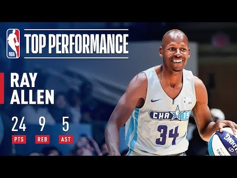 Ray Allen Puts On Vintage Performance In 2019 Celebrity Game | 2019 NBA All-Star