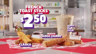  $2.50 Churro French Toast Sticks