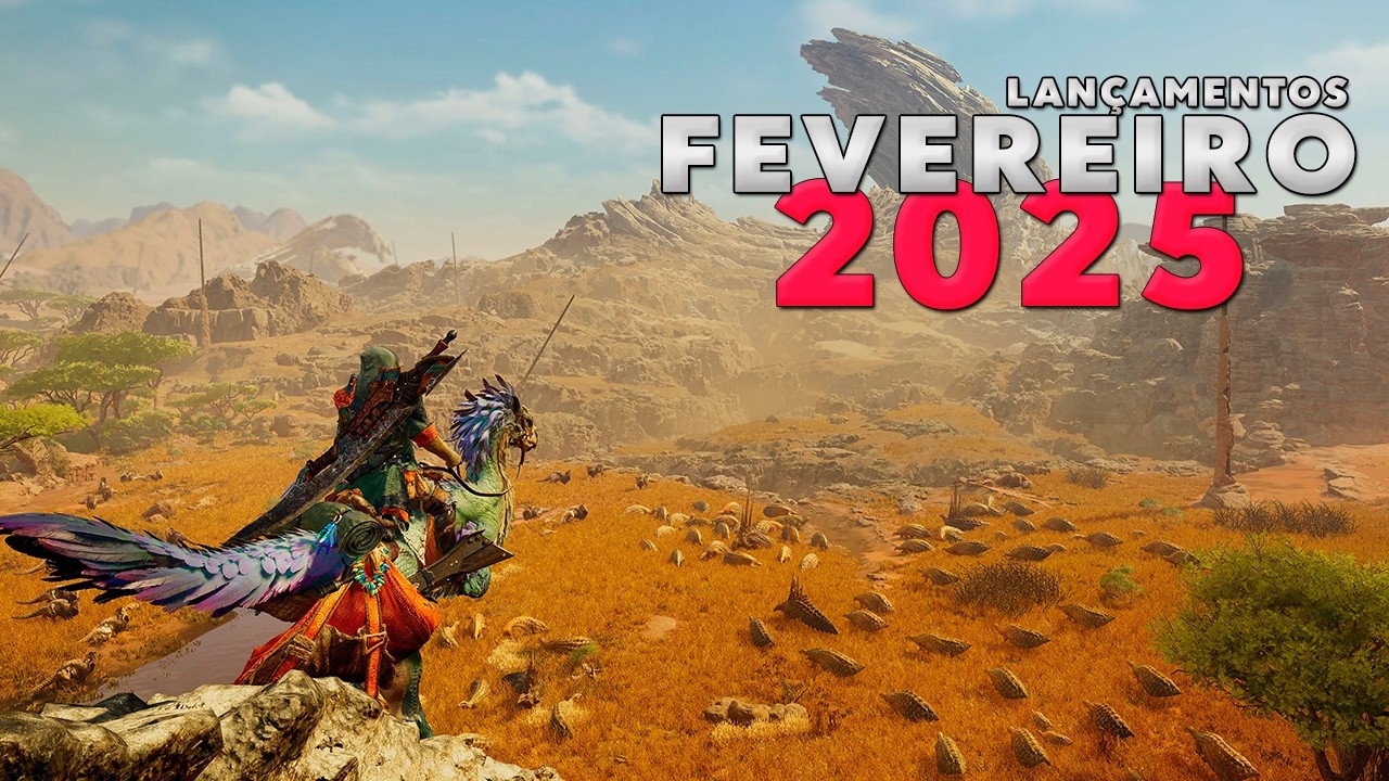 TOP 10 NOVOS Jogos LANÇAMENTOS de FEVEREIRO 2025! PS5, XSERIES, PC, PS4, XONE, SWITCH