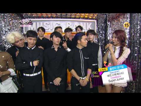 140829【FULL HD】Music Bank - Super Junior Waiting Room