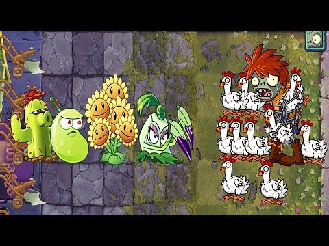 Plants vs Zombies 2 BattleZ: Piercing Plants Vs Chicken Wrangler Zombie: Gameplay 2019