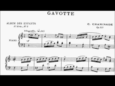 Con Brio Exam (CBE) Grade 4 Chaminade Op.123 No.5 Gavotte Sheet Music