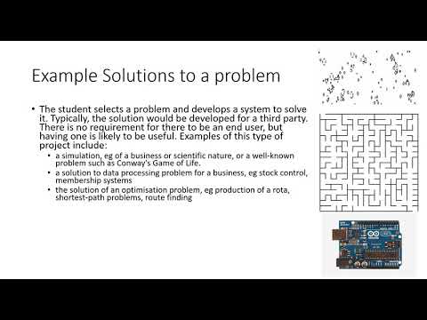 NEA Choosing your project