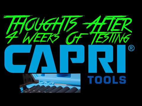 1st YouTube video about are capri tools good