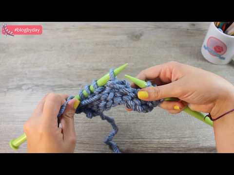 🖐 2pjt ✿ Dois Pontos Juntos em Tricô - Versão Canhotos