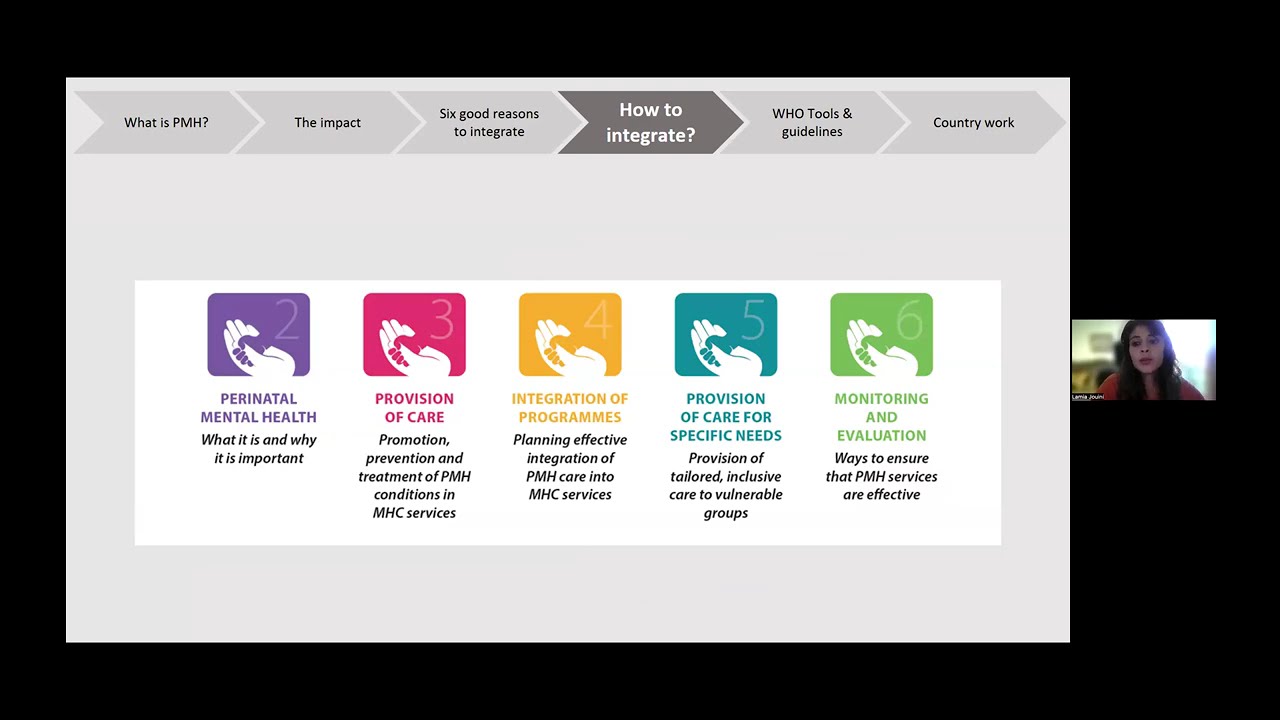 Jouini  (Switzerland /WHO) Integration mental health in child and maternal care 4 Conf GPA 5-10-2024