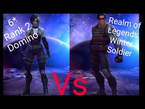 6 Star, Rank 2 Domino vs Winter Soldier RoL MCOC (Marvel Contest of Champions)
