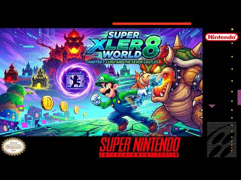 Super X1er8 World - Chapter 1: Luigi and the Seven Castles | Super Mario World Romhack [SNES]
