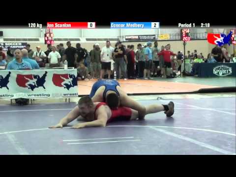 Jon Scanlan vs. Connor Medbery at 2013 ASICS University Nationals - FS