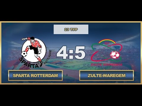 AFL - Benelux - Premier. Tour 23. Sparta - ZW