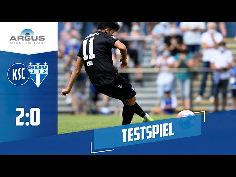 Testspiel Höhepunkte KSC - SGV Freiberg