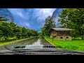 Breathtaking Drive in Switzerland 🇨🇭 Lauterbrunnen Valley in Summer Rain!