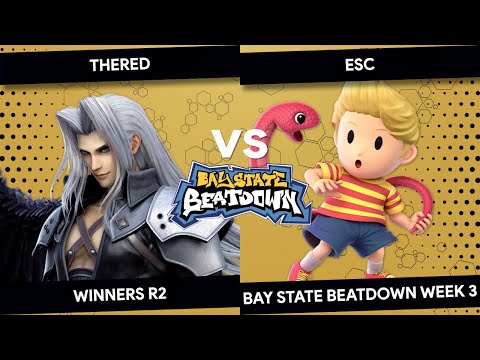 Bay State Beatdown #3 - TheRed (Sephiroth) vs ESC (Lucas) - Winners R2