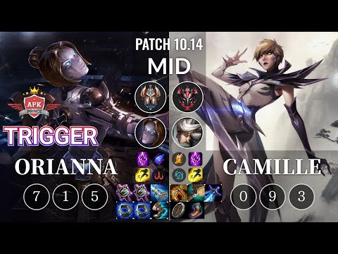 APK Trigger Orianna vs Camille Mid - KR Patch 10.14