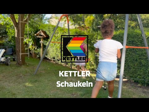 KETTLER Schaukel Combi inkl. Leiter | Unendlicher Spaß für Kinder im Freien | Hochwertig | Ab 3 J.