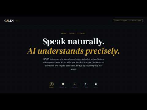 GALEN Voice 공식 영상 미리보기