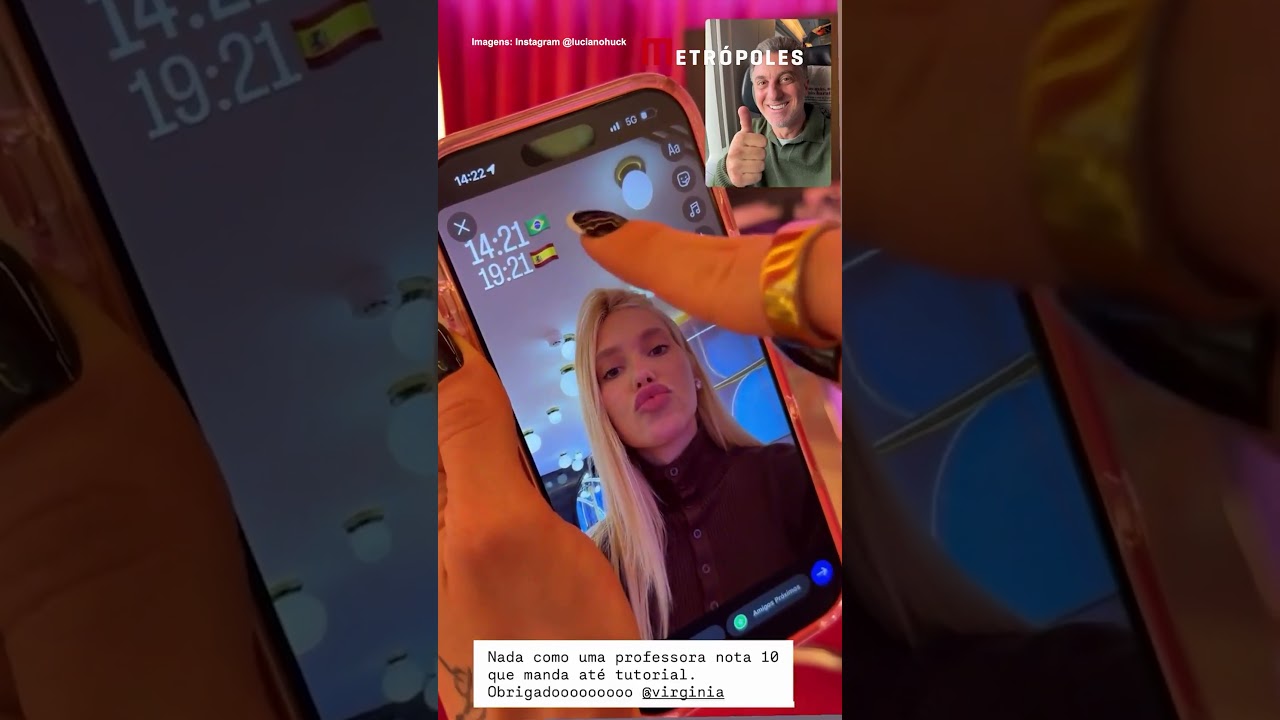 Luciano Huck revela nova “bronca” de Virginia e reage: "Obedecendo"