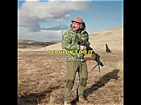 Why Only the Big Can Walk-Shoot an LMG#shorts