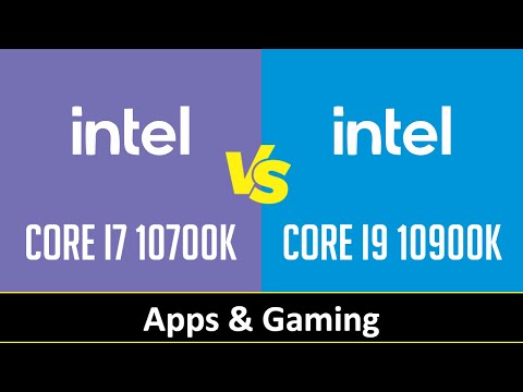 Intel Core i7 10700K vs Intel Core i9 10900K - Apps & Gaming (RTX 4090)