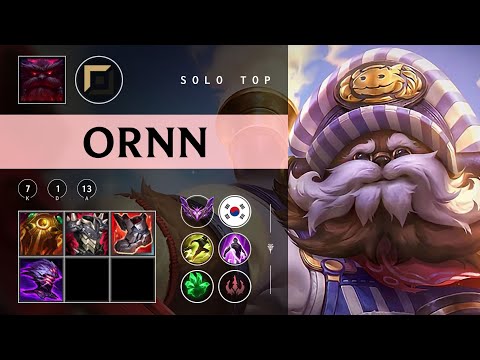 Ornn Top vs Yone - KR Master Patch 25.24
