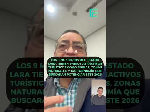 Los 9 municipios de estado Lara tienen varios atractivos turísticos que buscarán potenciar este 2026