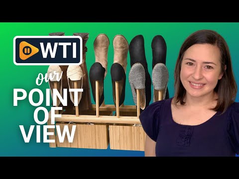 MobileVision Elevated Boot Rack with Underneath Storage Box Organizer Combo (2 Boxes Included) - WTI product video review