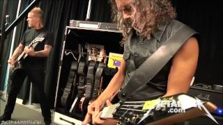 Metallica - Breadfan + Fun in tuning room [Mexico City July 30, 2012] HD