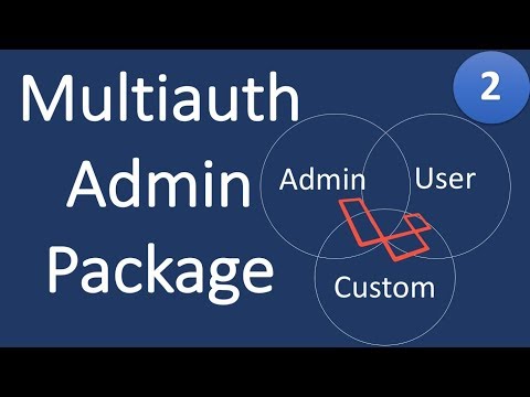 Laravel Multiauth Admin Package | Scalable Multiauth Package 2