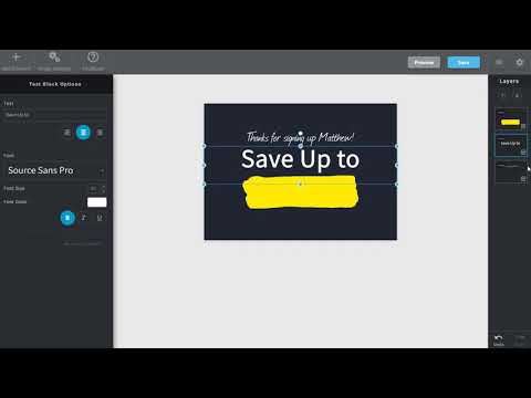 Personalized Images using Multiple Text Variables