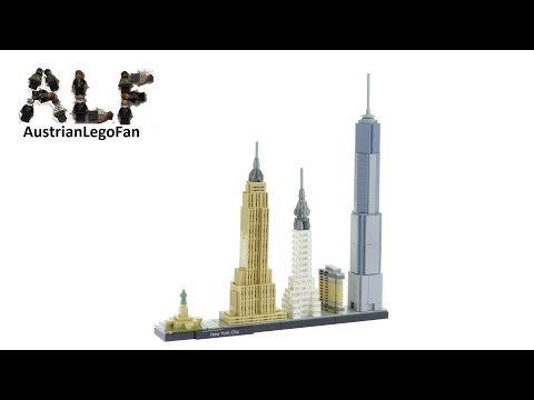 Vidéo LEGO Architecture 21028 : New York