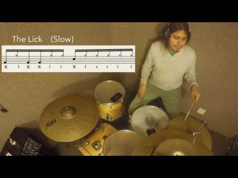 Kick Snare Hat #27 - Paradiddlediddle variation KlKKll