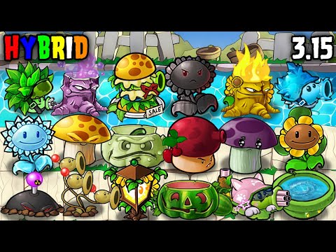 (Gameplay+Link) Plants vs Zombies HYBRID 3.15 Very BIG Update | Game NHP