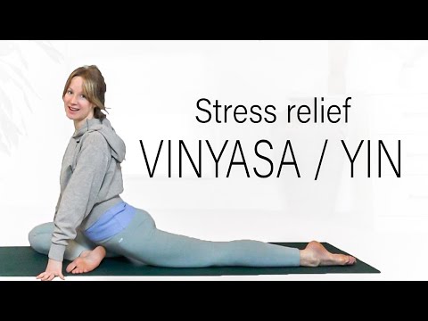 Stress Relief Vin Yin Yoga (Mindful Vinyasa & Yin Yoga Fusion) - YogaCandi