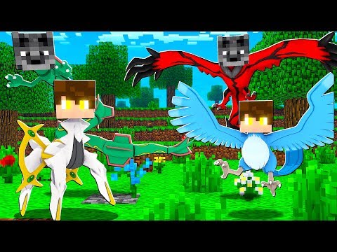 TRANSFORME-SE NO MELHOR POKEMON LENDARIO OU RARO E CAPTURE  - MINECRAFT PIXELMON MOD