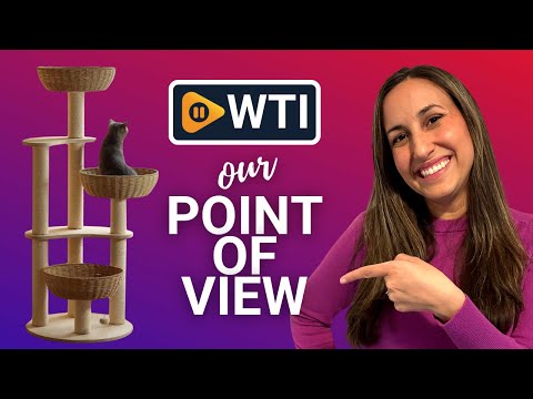 Felivecal 54"" Modern Wood Cat Tree for Large Cats - WTI product video review