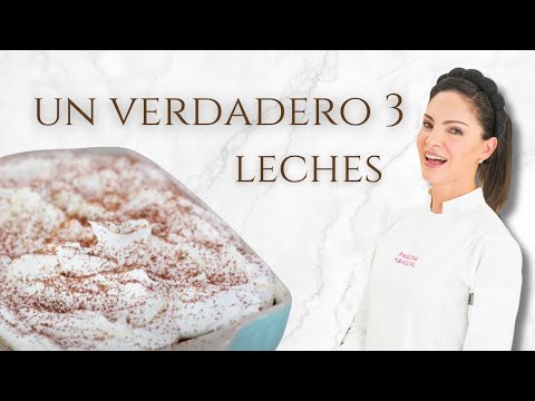 Pastel de 3 Leches. ¡SUPER HUMEDO Y ESPONJOSO!