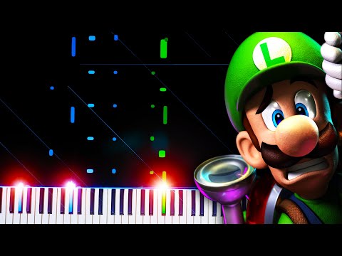 Library Piano (from Luigi's Mansion: Dark Moon) - Piano Tutorial