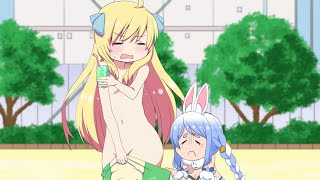 （￣３￣）の手描き邪神ちゃんドロップキックXで「くぉのレットゥーシュめ……」