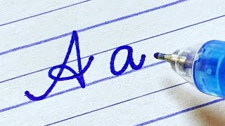How to write English capital and small letters | Cursive writing a to z| Cursive abcd | letters abcd