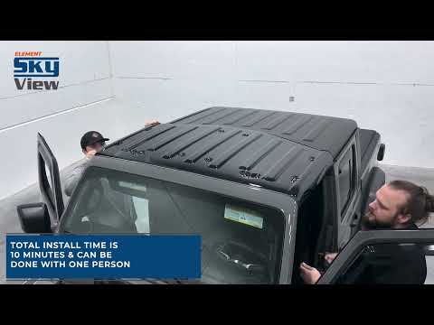 How to Install Sky View on Jeep Wrangler or Gladiator by Putco #jeepwrangler #jeepgladiator #jeep