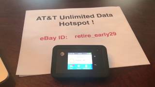 AT&T UNLIMITED data / NO THROTTLE hotspot 4G LTE UNITE EXPLORE
