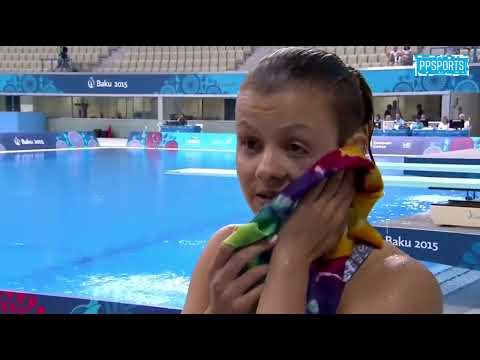 Kaja Skrzek (Poland) l 1m Platform — European Diving Championships