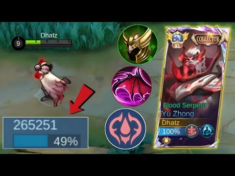 BEST YU ZHONG BUILD FOR LATE GAME!! (100% working)